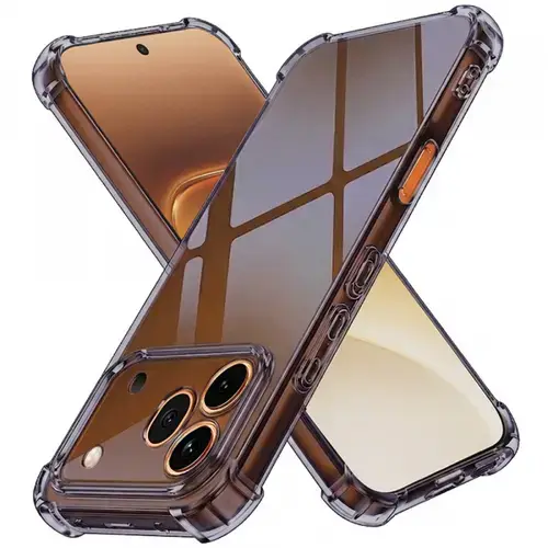 Husa pentru Honor 600 Pro, Techsuit, Shockproof Clear, Fumuriu