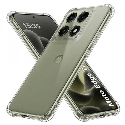 Husa pentru Motorola Edge 70 Pro, Techsuit, Shockproof Clear, Transparent
