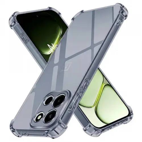 Husa pentru OnePlus Nord 6, Techsuit, Shockproof Clear, Fumuriu
