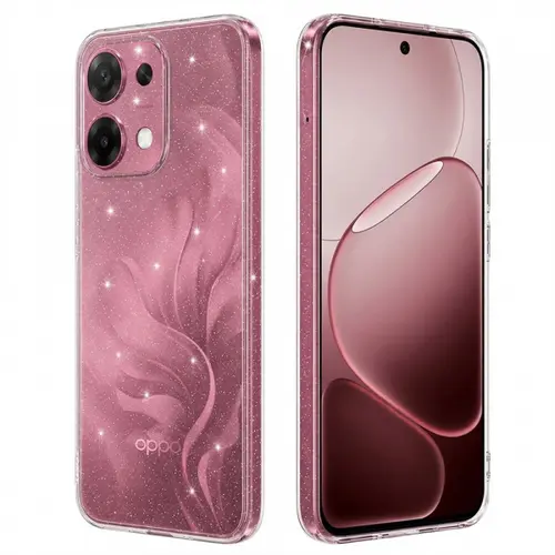 Husa pentru Oppo A6 Pro 5G / A6 Pro 4G, Techsuit, SparkleSkin, Transparent