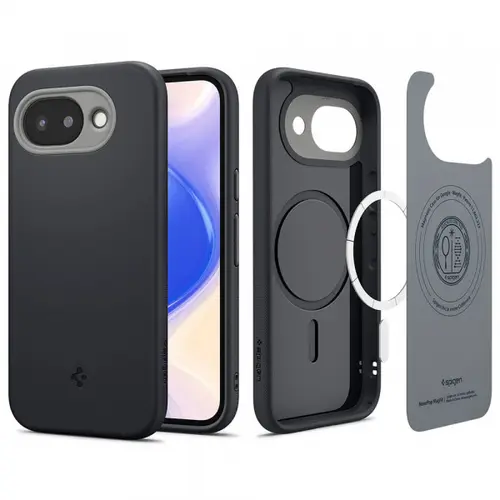 Husa Spigen ACS11287 Caseology Nano Pop MagSafe pentru Google Pixel 10a,  Negru