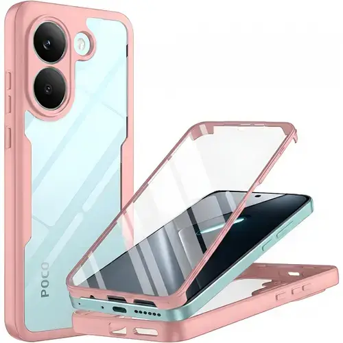 Husa pentru Poco X8 Pro, Techsuit, ColorVerse 360, Roz