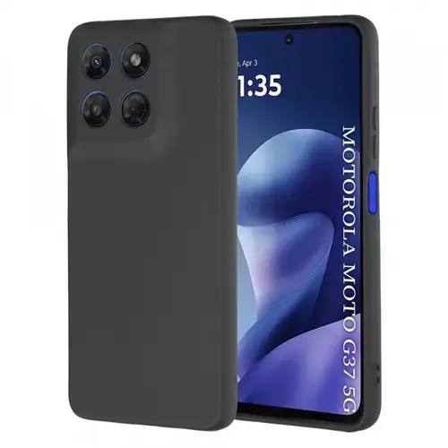 Husa pentru Motorola Moto G47 / G37 Power / G37, Techsuit, SoftFlex, Negru