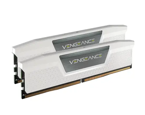 Memorie Corsair Vengeance CMK32GX5M2B6400Z36W, DDR5, 32GB, 2x16GB, 6400MT/s, C36, 1.35V, XMP&EXPO, Alb