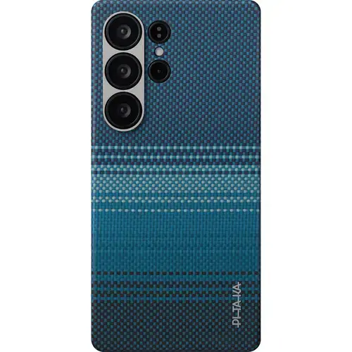 Husa Protectie Spate Pitaka MagEZ Case 6, pentru Samsung Galaxy S25 Ultra (Albastru)