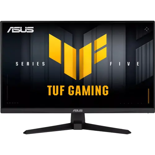 Monitor Gaming Asus TUF VG27AQE5A, 27inch, QHD (2560x1440), Fast IPS, 165Hz, 0.3ms GTG, NVIDIA G-SYNC Compatible, AMD FreeSync™ Premium, HDR10, Adaptive-Sync, ELMB, Dynamic Shadow Boost, AI Visual, DP 1.4, HDMI, Boxe (Negru)