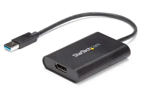 Adaptor video StarTech USB32DPES2, DisplayPort, USB, 4K (Negru)