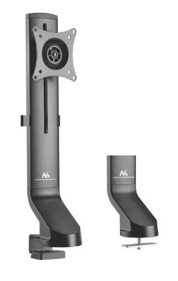 Suport monitor birou Maclean MC-853, 17inch-32inch, 8kg (Negru)