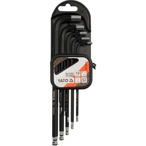 Set chei imbus YATO YT-0561, S2, 10buc, serie lunga
