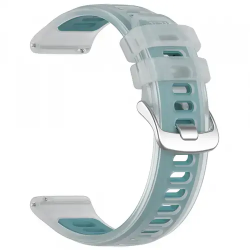 Curea Techsuit W084 pentru Samsung Galaxy Watch / Huawei Watch Series, 22mm, Turcoaz
