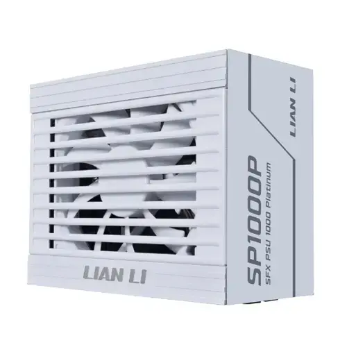 Sursa Lian Li SP1000P, 1000 W, ATX 3.1, 80 PLUS Platinum, Full Modulara, PFC Activ, Ventilator FDB 92mm (Alb)