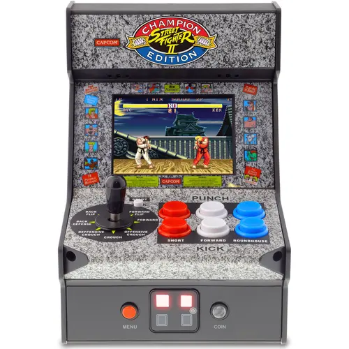 Consola portabila My Arcade Micro Player 7.5inch Street Fighter II Champion Edition Collectible Retro