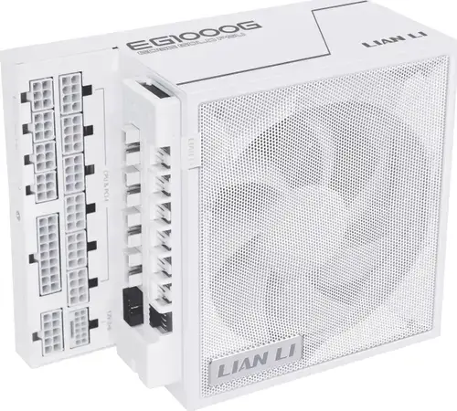 Sursa Lian Li EDGE GOLD 1000, 1000 W, 80 PLUS Gold, PCIe 5.1, ATX 3.1, Full Modulara, Hub USB (Alb)