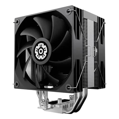 Cooler Procesor ENERMAX ETS-T41, Intel / AMD, Support 200W+ TDP, 2x PWM Fans, 157mm (Negru)