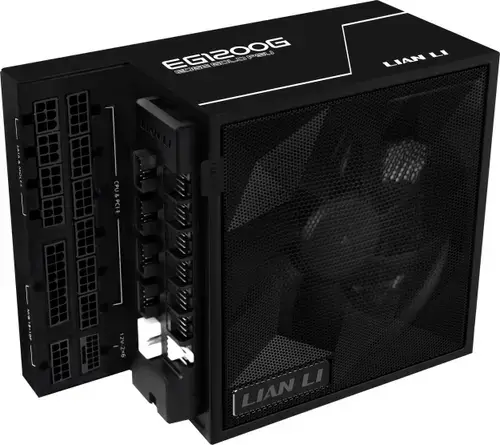 Sursa Lian Li EDGE GOLD 1200, 1200 W, 80 PLUS Gold, PCIe 5.1, ATX 3.1, Full Modulara, Hub USB (Negru)