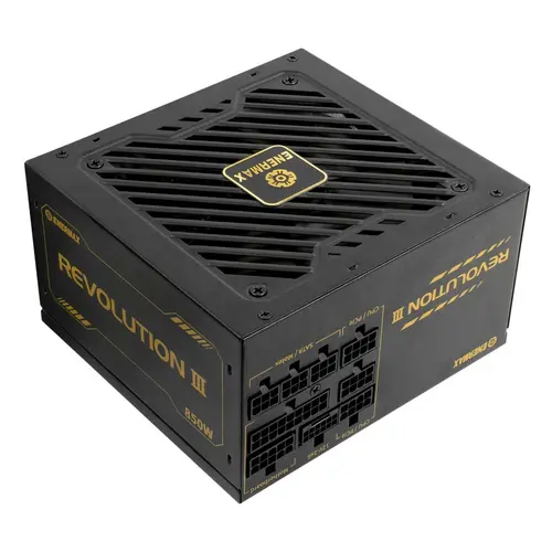 Sursa Enermax Revolution III, 850W, 80 PLUS Gold, ATX 3.1, PCIe 5.1, Full Modulara (Negru)