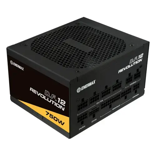 Sursa PC Enermax REVOLUTION D.F. 12, 750 W, ATX 3.1, PCIe 5.1, 80 PLUS Gold, Full Modulara (Negru)