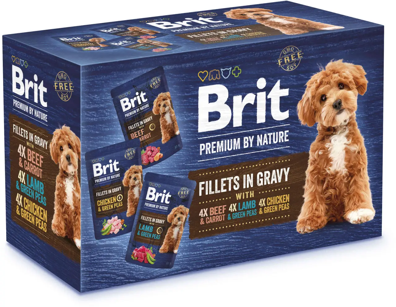 BRIT PREMIUM by Nature Plic, Multipack File în sos 12x85g