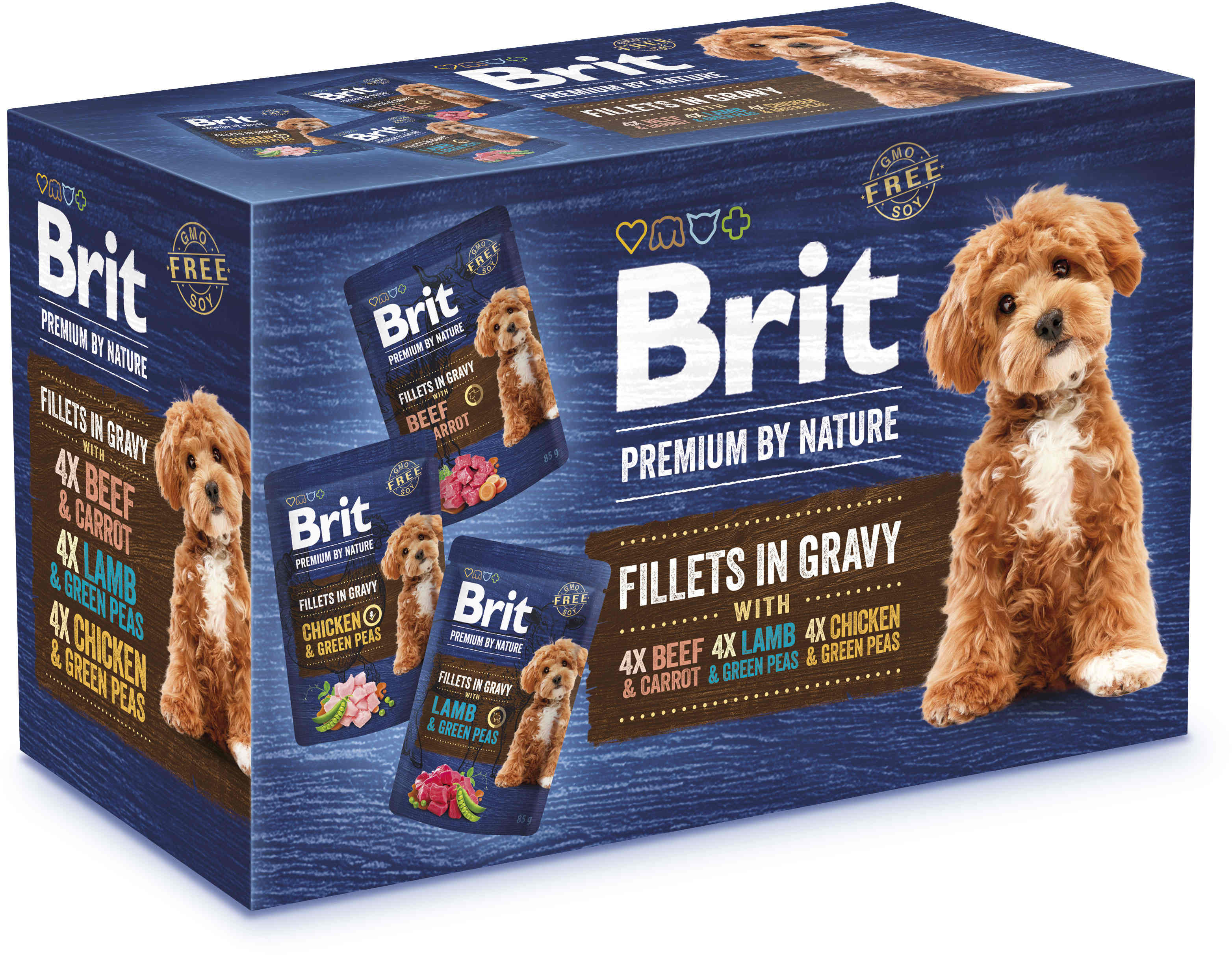 BRIT PREMIUM by Nature Plic, Multipack File în sos 12x85g