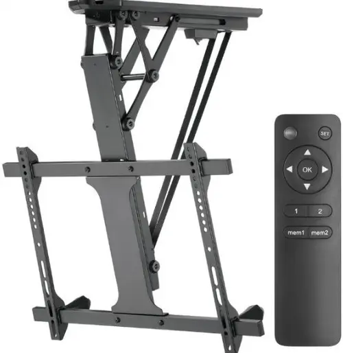 Suport Tavan Maclean MC-880, Electric, 32inch-70inch, 35 Kg (Negru)