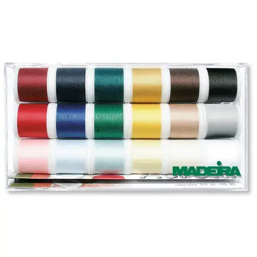 Set 18 papiote ata de cusut Aerofil No.120 Madeira 8041