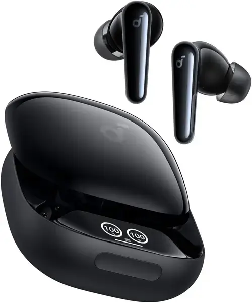Casti True Wireless Anker Soundcore Liberty 4 Pro, Bluetooth, ANC, Hi-Fi, 6 Microfoane, AI (Negru lucios)