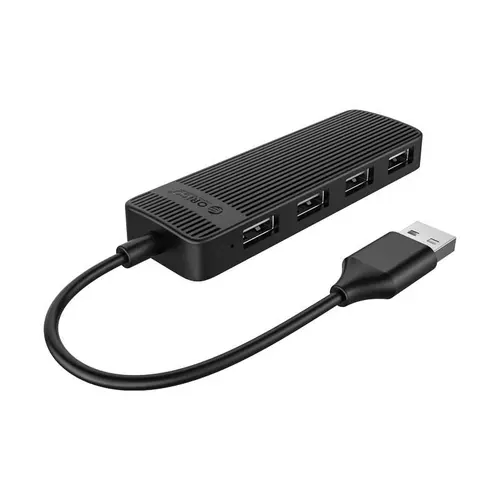 HUB USB Orico FL02, 4 x USB 2.0, Negru