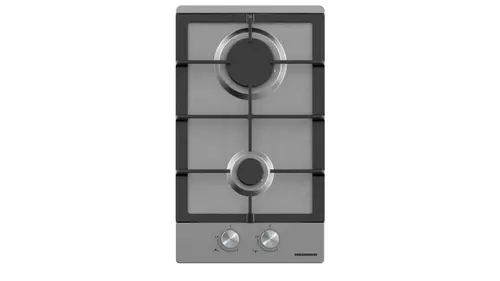 Plita incorporabila Heinner HBH-M302FIX, Gaz, 2 arzatoare, Aprindere electrica (Inox)