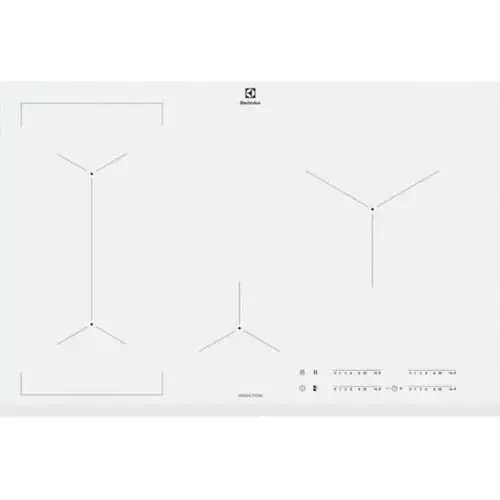 Plita incorporabila Electrolux EIV83443BW, Inductie, 4 zone, 7200 W, Booster (Alb)