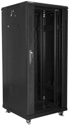 Cabinet metalic Lanberg FF01-6627-12B, 19inch, 27U, 600 x 600