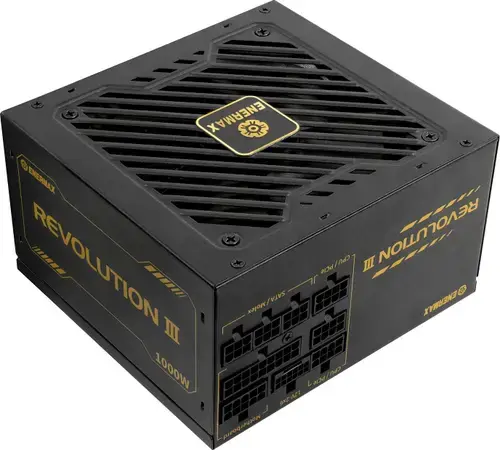 Sursa Enermax Revolution III ERV1000G-AHG-MAC, 1000W, 80 PLUS Gold, ATX 3.1, PCIe 5.1, Full Modulara (Negru)