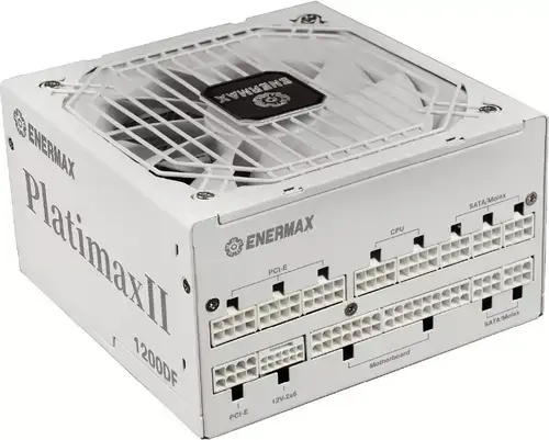 Sursa Enermax Platimax2 1200DF, 1200W, 80 PLUS/CYBENETICS Platinum, ATX 3.1, Semi-Fanless, Full Modulara (Alb)
