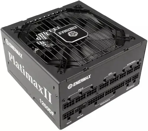 Sursa Enermax Platimax2 1200DF, 1200W, 80 PLUS/CYBENETICS Platinum, ATX 3.1, Semi-Fanless, Full Modulara (Negru)
