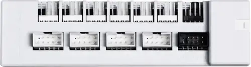 HUB USB si ventilatoare PWM Lian Li ZUUS-735, Pana la 6x PWM si 4x USB 2.0 (Alb)
