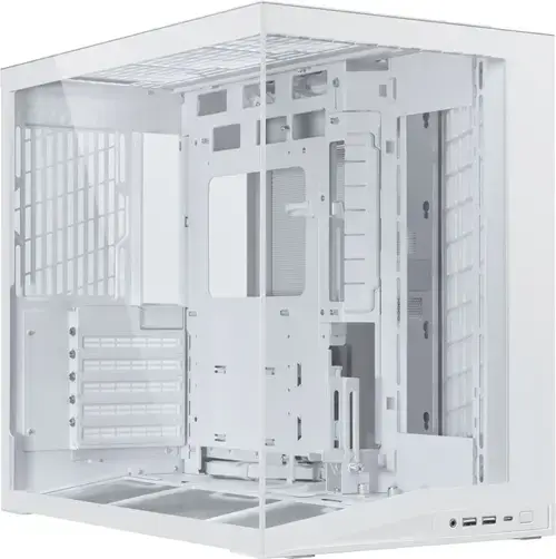 Carcasa Lian Li O11 Dynamic Mini V2, Mini Tower, Sticla securizata (Alb)