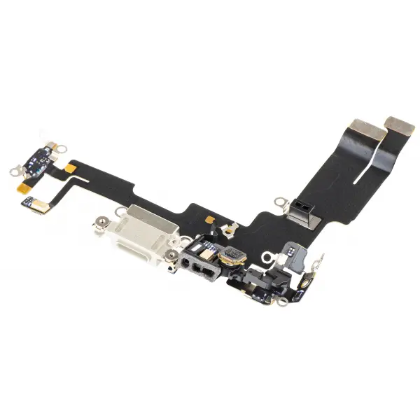 Banda cu Conector Incarcare - Microfon Apple iPhone 14, Argintiu