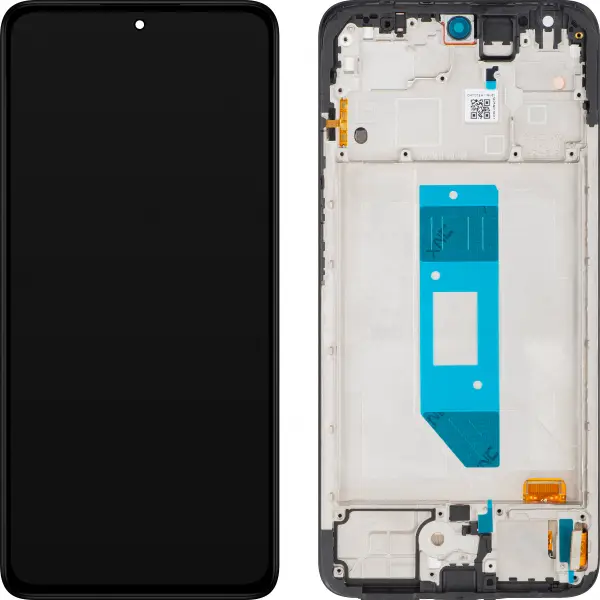 Display cu Touchscreen Xiaomi Redmi Note 14 4G, cu Rama, Versiune Europa, Negru (Midnight Black), Service Pack 56000700O7E00