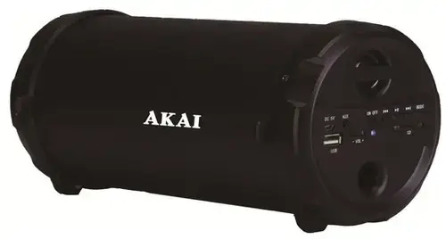 Boxa Portabila Akai ABTS-12C, 5 W, Bluetooth, USB, Radio FM (Negru)