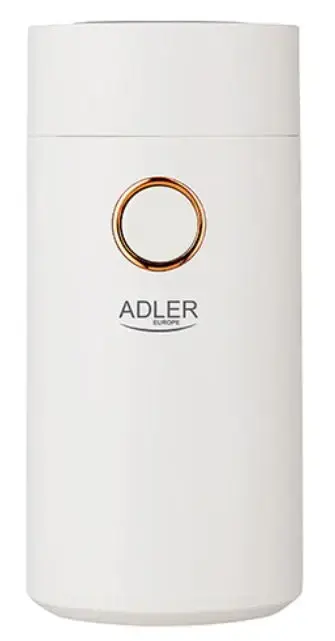 Rasnita de cafea Adler AD4446wg, 75 g, 150 W (Alb/Auriu)