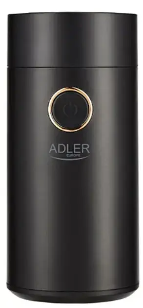 Rasnita de cafea Adler AD4446bg, 75 g, 150 W (Negru/Auriu)