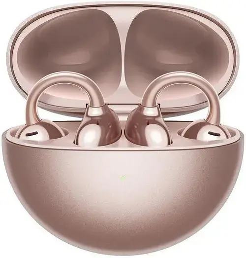 Casti True Wireless Open-Ear Huawei FreeClip, Bluetooth, Apeluri cu AI, IP54 (Roz/Auriu)
