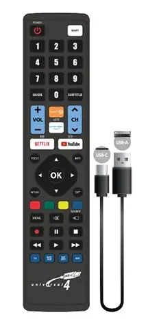 Telecoamnda universala OEM K-JL3088USB, programabila, USB-C (Negru)