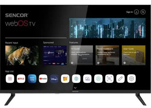 Televizor LED Sencor 80 cm (32inch) SLE 32S803B, HD Ready, Smart TV, WiFi, CI