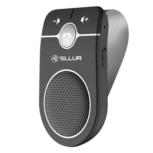 Car Kit Tellur CK-B1 Bluetooth, prindere parasolar auto, microfon, 2W, multipoint (Negru)