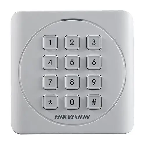 Cititor de proximitate RFID EM125Khz cu tastatura integrata, HIKVISION DS-K1801EK, Wiegand 26/34 protocol,  ISO 11784/11785