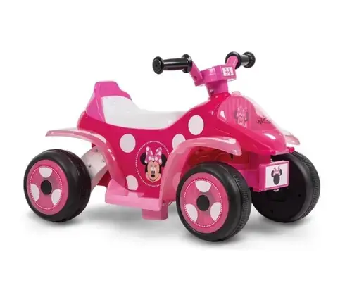 Masinuta electrica pentru copii Huffy Minnie Mini Quad, baterie 7.2V, autonomie 30 de minute, viteza 3km/h (Roz)