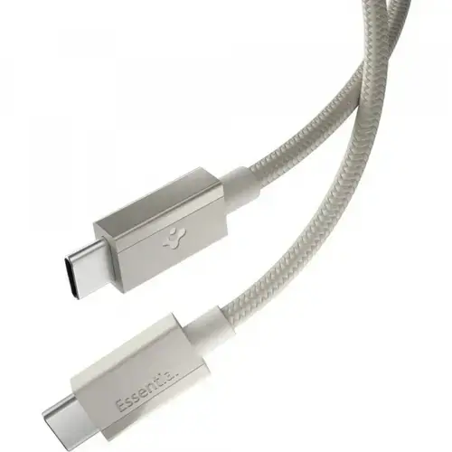 Cablu Date si Incarcare USB-C - USB-C Spigen EB6015CC, 60W, 1.5m, Gri
