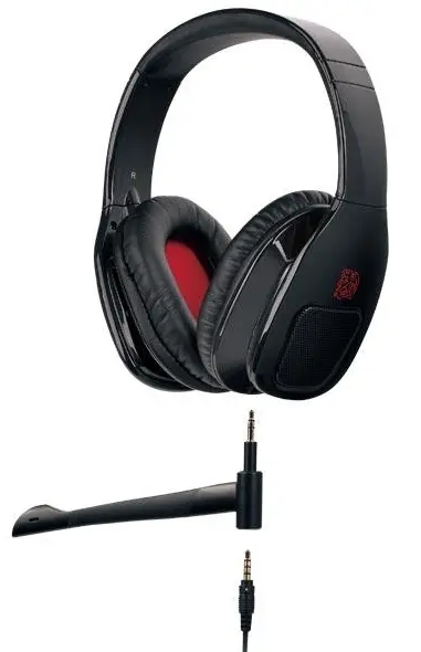 Casti Thermaltake eSPORTS SYBARIS, Microfon, Bluetooth (Negru)
