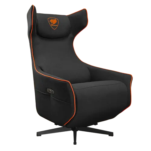 Fotoliu Gaming COUGAR Magus, Ergonomice Zero-Gravity, Max 150 kg (Negru/Portocaliu)