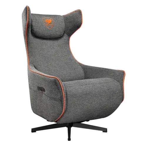 Fotoliu Gaming COUGAR Magus, Ergonomice Zero-Gravity, Max 150 kg (Gri/Portocaliu)